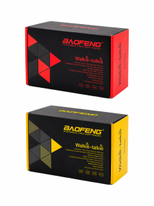 Рация Baofeng UV-10R 10W с гарнитурой черная